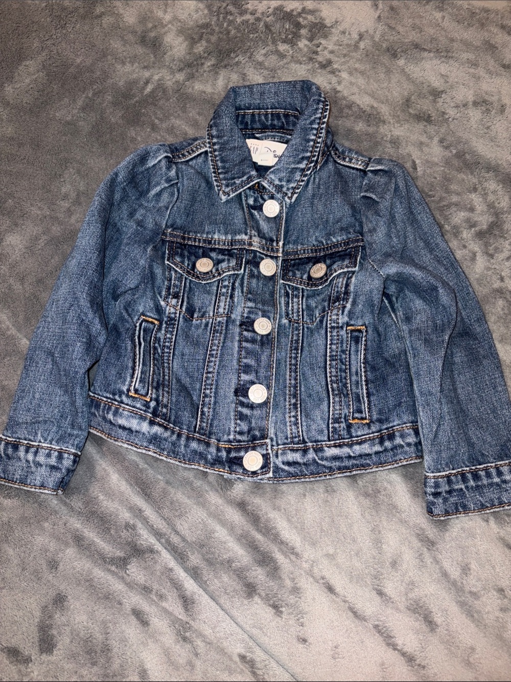 Baby Gap Disney Minnie Mouse Toddler Girls' Denim Jacket - 3T - Picture 2 of 6